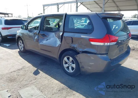 2012 Toyota Sienna Base V6 7 Passenger from USA, damaged, VIN 5TDZK3DC2CS271781